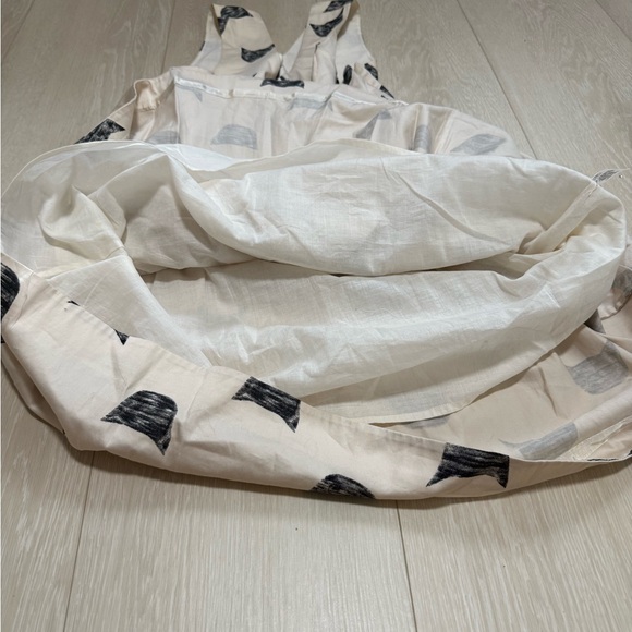 Anthropologie Feline Pattern Dress - Cream and Black - Picture 11 of 11